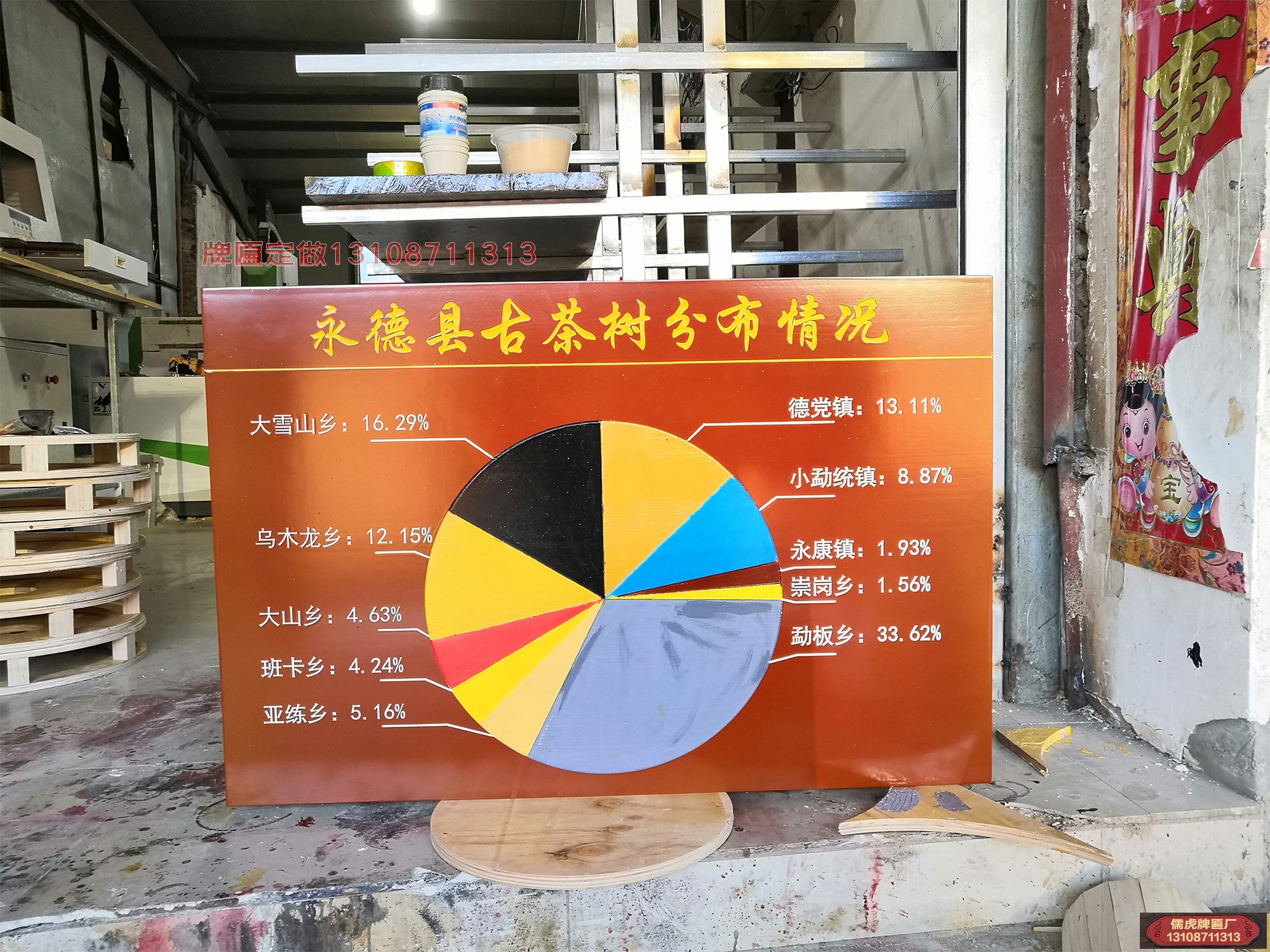 永德縣古茶樹實(shí)木標(biāo)識牌制作案例